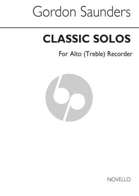 Saunders Classical Solos for Treble Recorder