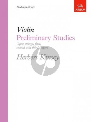 Kinsey 12 Preliminary Studies (open strings-first- second and third fingers) Violin