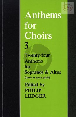 Anthems for Choirs Vol.3