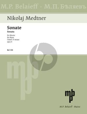 Medtner Sonata f-moll Op.5 Klavier