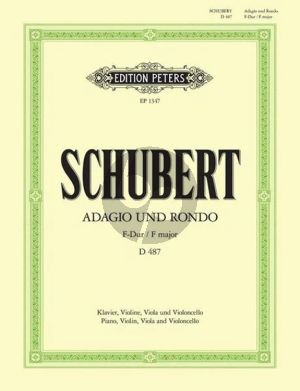 Schubert Adagio & Rondo Concertante F-major D.487 for Piano, Violin, Viola, and Violoncello - Score and Parts