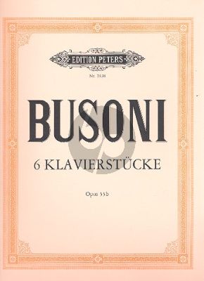 Busoni 6 Klavierstucke Op.33B