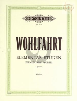 40 Elementar-Etüden Op.54 Violine