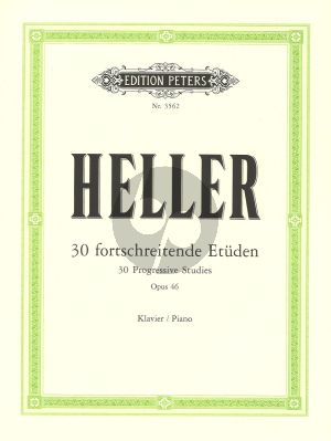 Heller 30 Fortschreitende Etuden Op.46 (Ruthardt) (Peters)