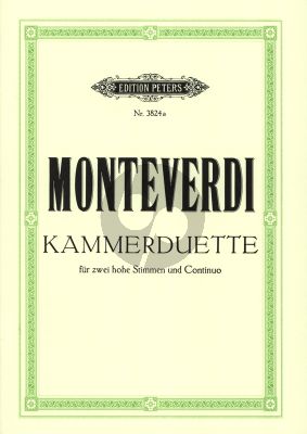 Monteverdi 6 Kammerduette 2 Hohe Stimmen-Klavier