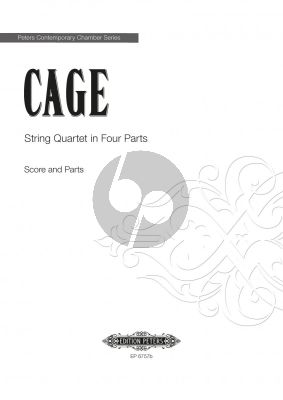 Cage String Quartet in 4 Parts 2 Violins, Viola and Violoncello (Score and Parts)