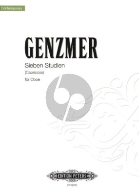 Genzmer 7 Studien (Capriccios) GeWV 191 Oboe (1974)