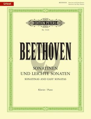 Beethoven Sonatinen und Leichte Sonaten fur Klavier (Herausgebers Peter Hauschild / Gerhard Erber) (Peters-Urtext)