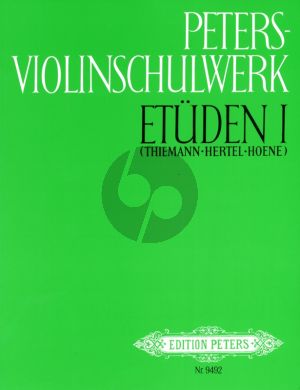 Album Peters Violin Schulwerk Vol.2 Etuden (Hertel Thiemann Hoene)