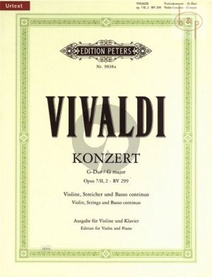 Concerto G-major Op.7 No.II, 2 (RV 299 /P 102)