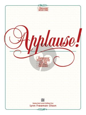 Freeman Olson Applause! Book 1 Piano