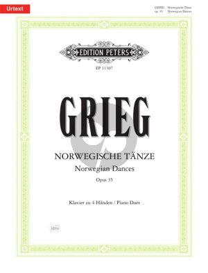 Norwegische Tänze Op.35 Piano 4 Hds