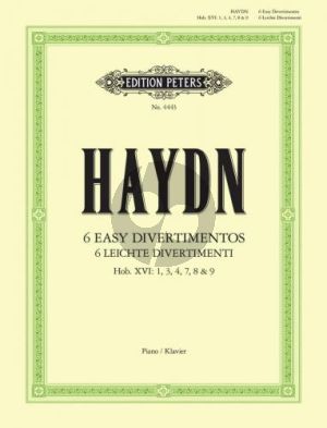 Haydn 6 Leichte Divertimentos (Hob.XVI: 1,3,4,7,8 & 9) Klavier