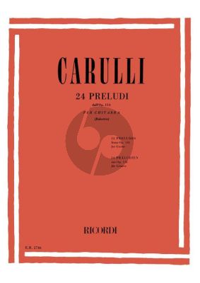 Carulli 24 Preludes (from Op.114) Guitar