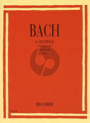 Bach 6 Suites arr. for Violin (Polo)