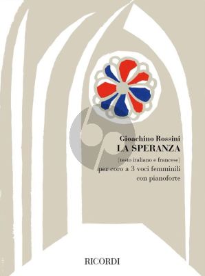 Rossini La Speranza SSA and Piano (Vocal Score)