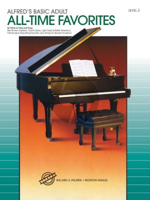 Alfred Adult Piano All Time Favorites Level 2 for Piano Solo