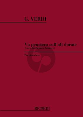 Verdi Va Pensiero Sull'Ali Dorate Piano solo (Nabucco)