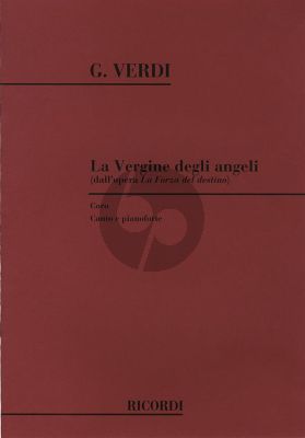 Verdi La Vergine Degli Angeli BBSsoli-TTBB-Piano (Forza del Destino)