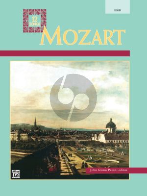 Mozart 12 Songs for High Voice and Piano (edited by John Glenn Paton)