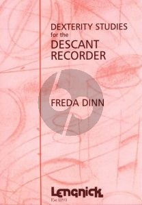 Dinn Dexterity Studies for the Descant Recorder