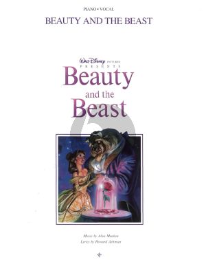 Beauty and the Beast Piano-Vocal-Guitar