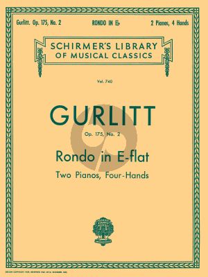 Gurlitt Rondo E-flat major Opus 175 No .2 2 Piano's