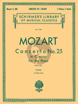 Mozart Concerto No.25 C-Major KV 503 (Edited for 2 Pianos by Isidor Philipp)