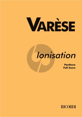 Varese Ionisation Percussion Ensemble of 13 Players (Full Score)