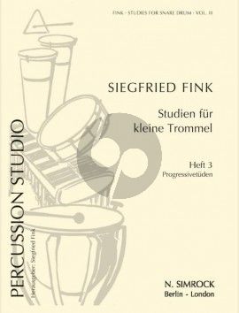Fink Studies for Snare Drum Vol. 3 Progressive Studies (Percussion Studio)