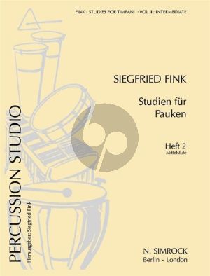 Fink Studien fur Pauken Vol. 2 (Mittelstufe)