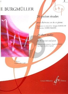 20 Petites Etudes Vol.2 Clarinette et Piano