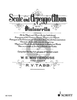 Whitehouse Scale and Arpeggio Album for the Violoncello