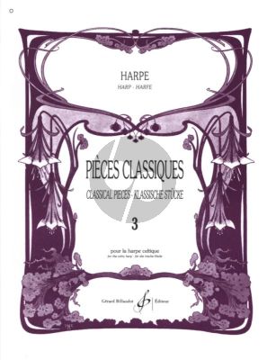 Album Pieces Classiques Vol.3 Harpe (Le Dentu) (Facile - Moyenne Difficulte)