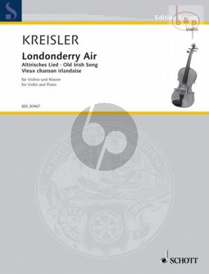 Kreisler Londonderry Air Violin and Piano (Old Irish Song)
