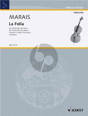 Marais La Folia Violoncello-Klavier (Maurice Gendron)