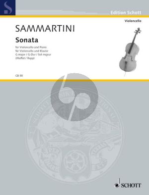Sammartini Sonata G-major Violoncello-Bc (Moffat-Rapp)