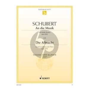 Schubert An die Musik-Allmacht Mittelst.-Klavier