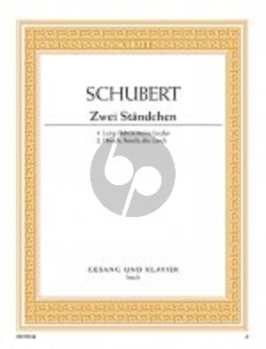 Schubert 2 Standchen D 957/4 / D 889 (Hohe Stimme und Klavier)