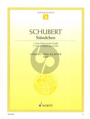 Schubert 2 Standchen D 957/4 / D 889 (Mittelstimme und Klavier)