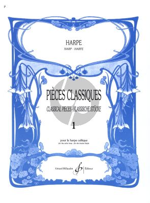 Album Pieces Classiques Vol. 1 Harpe (Odette Le Dentu) (Facile 1)