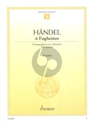 Handel 6 Fughetten fur Klavier (Herausgegeben von Fritz Emonts)