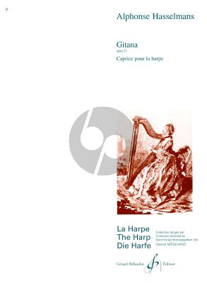 Hasselmans Gitana Op. 21 pour Harpe