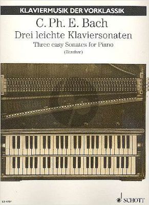 Bach 3 Leichte Sonaten (C-dur, F-dur und C-dur) (Johann Zuercher)