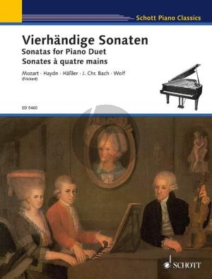 Album Vierhandige Sonaten / Sonatas for Piano Duet (Herausgegeben von Walter Frickert)