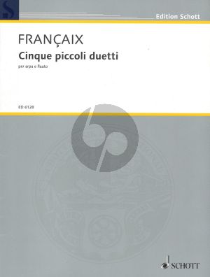 Francaix 5 Piccoli Duetti Flote-Harfe
