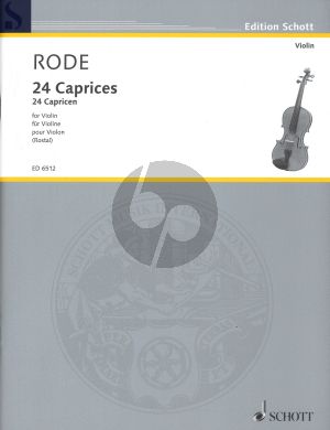 Rode 24 Capricen Violine (Rostal)