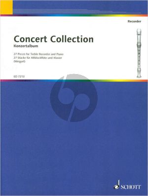 Concert Collection (27 Pieces) Treble Recorder and Piano (Johannes Weigart)