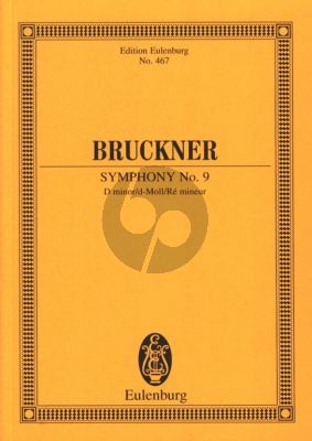 Bruckner Symphonie No.9 d-moll Studienpartitur (Edited by Leopold Nowak)