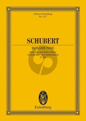 Schubert Rosamunde Zwischenakt-Balletmusik D.797 Studienpart.